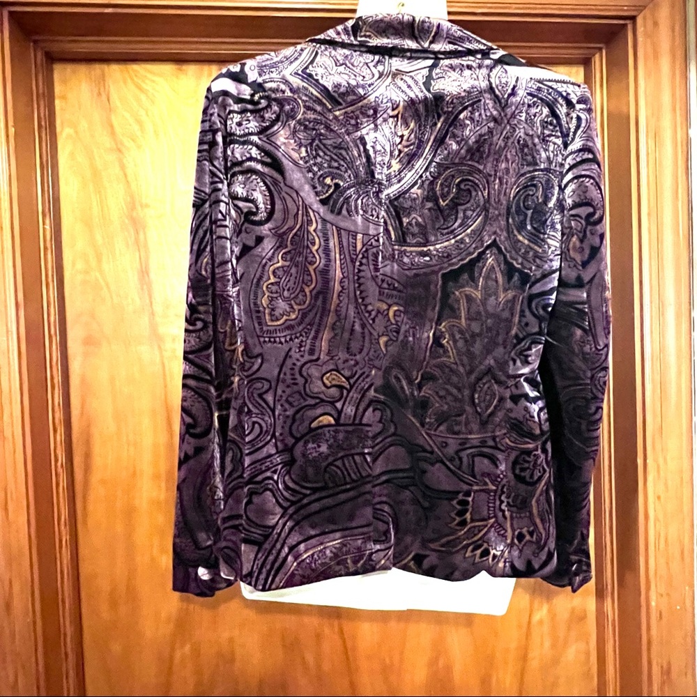 Bob Mackie Velour Blazer - Picture 9 of 9